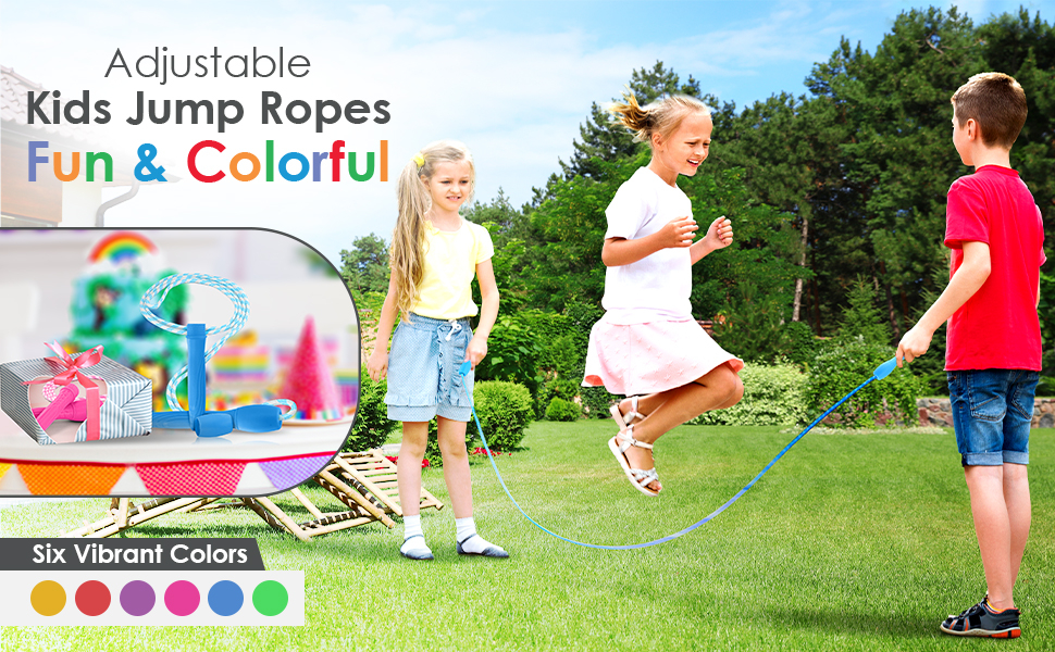 Rope Jump Striped Bi Destên Plastîk ji bo Sporê11